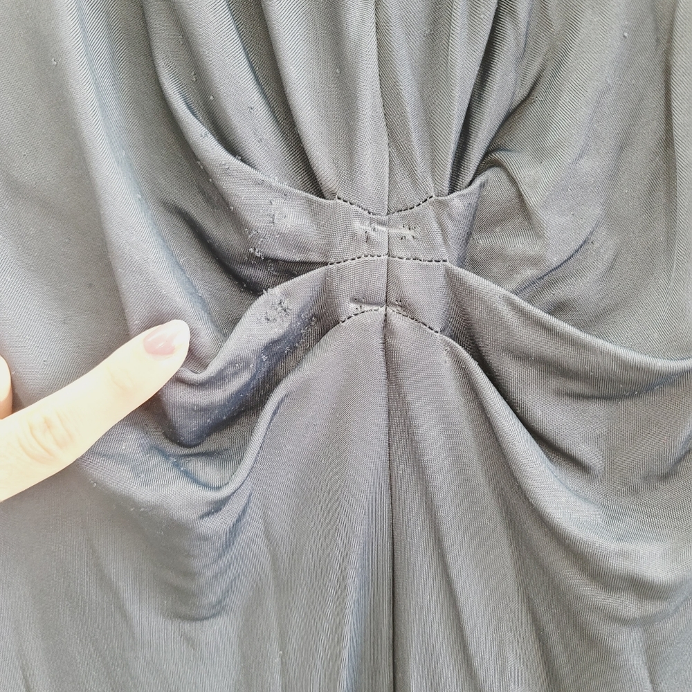 💕 BCBGMaxAzria Black Maxi Dress Gown Women's Size 8 - Picture 8 of 11